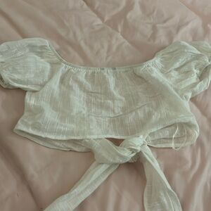 white top, worn a couple of times